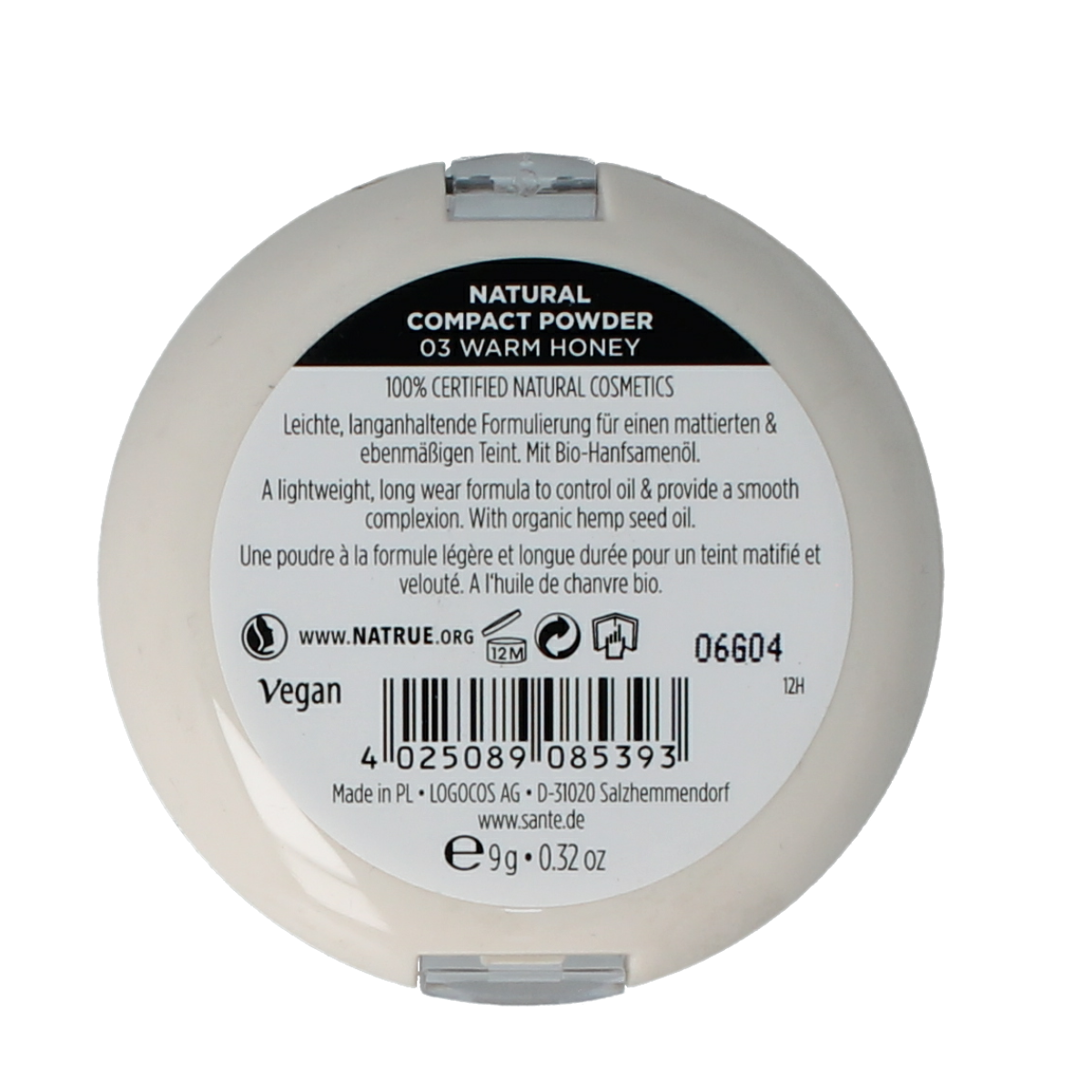 Sante Compact powder 03 warm honey 9.00 Gram