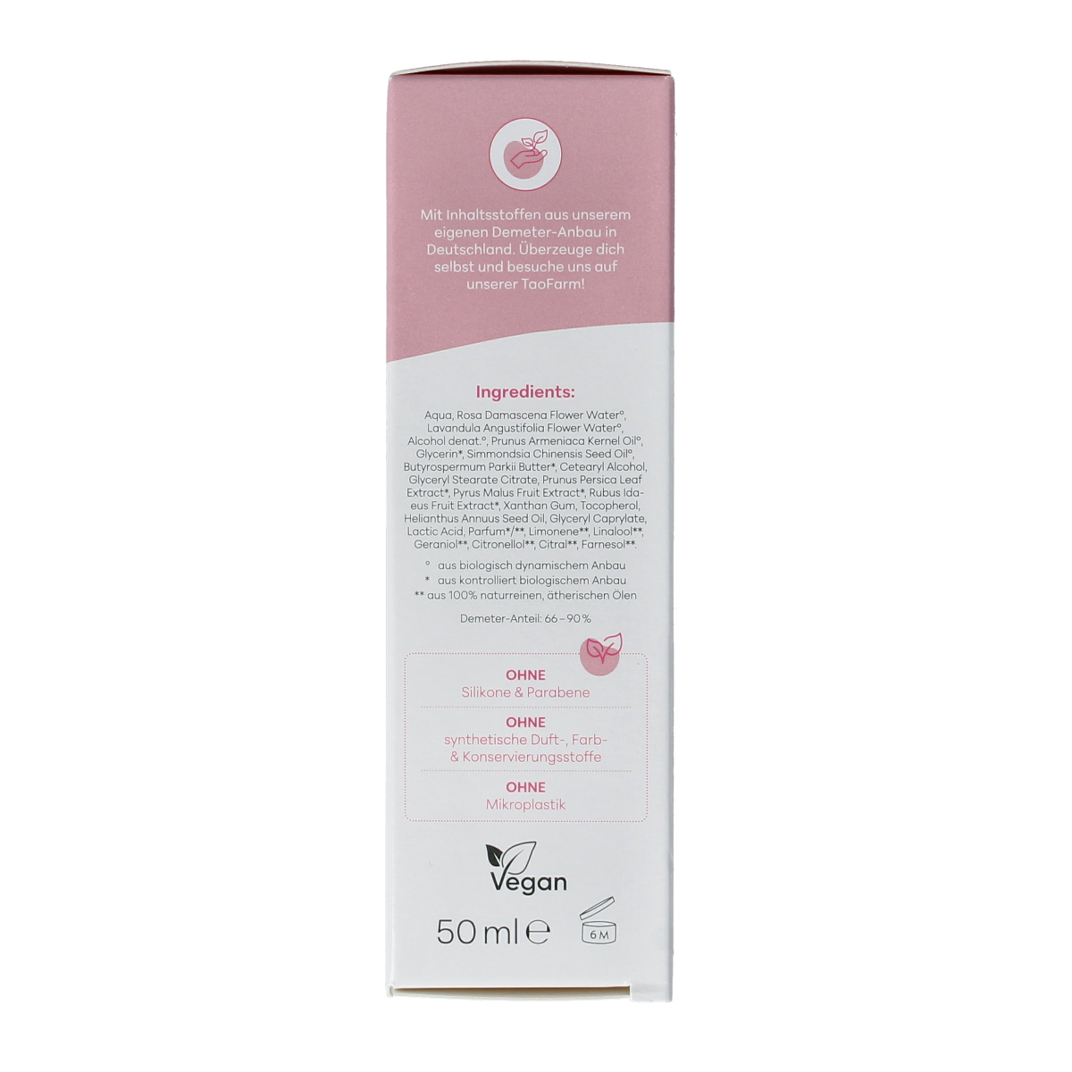 Baldini Lichte creme hydraterend rose demeter 50.00 Milliliter