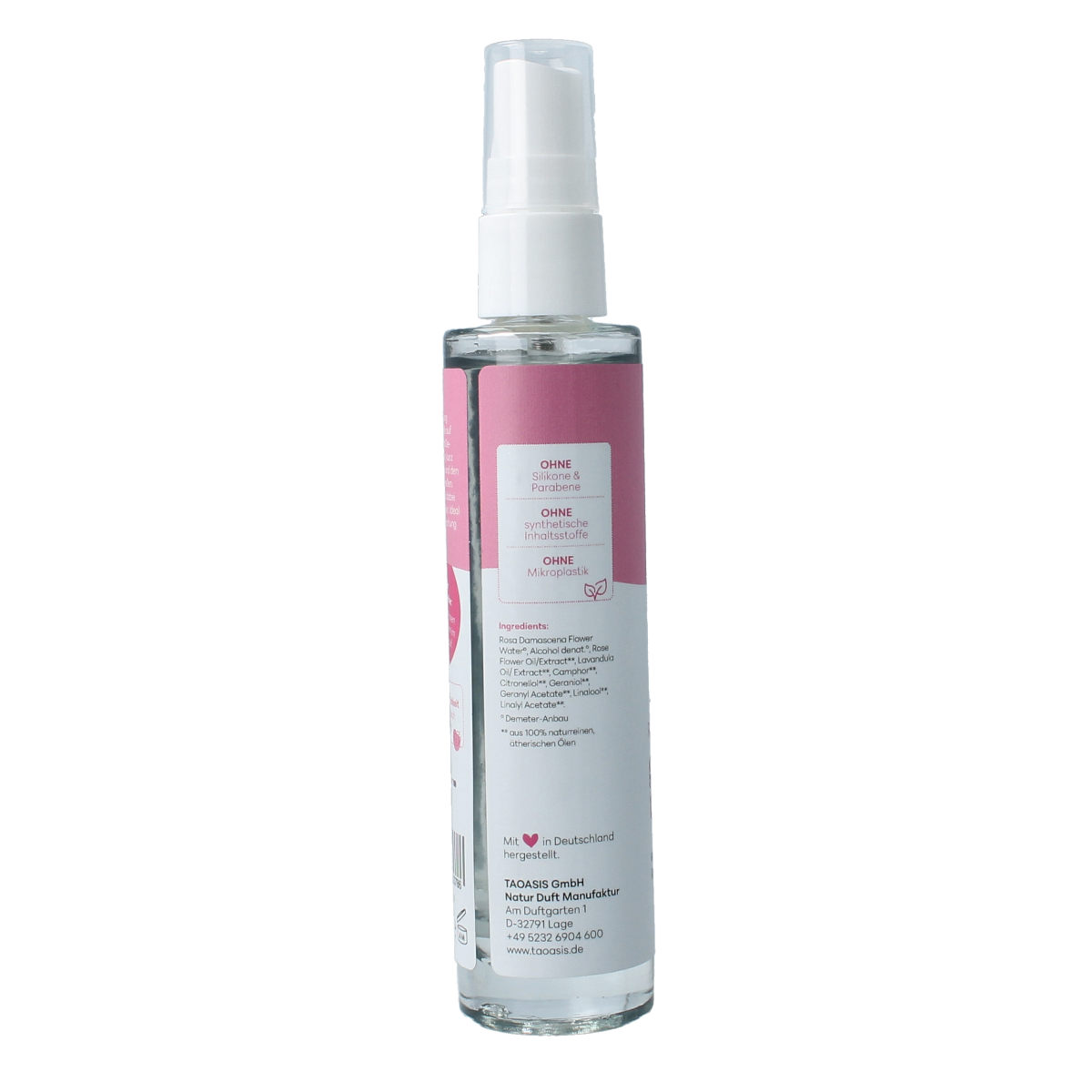 Baldini Gezichtstonic rose hydrolaat demeter 50.00 Milliliter