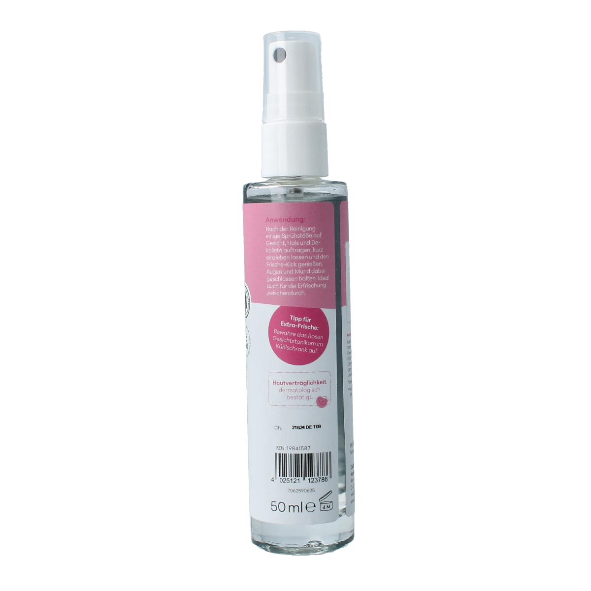 Baldini Gezichtstonic rose hydrolaat demeter 50.00 Milliliter