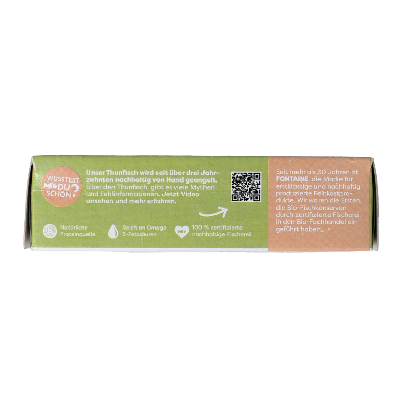 Fontaine Tonijnfilet in olijfolie bio 120 Gram