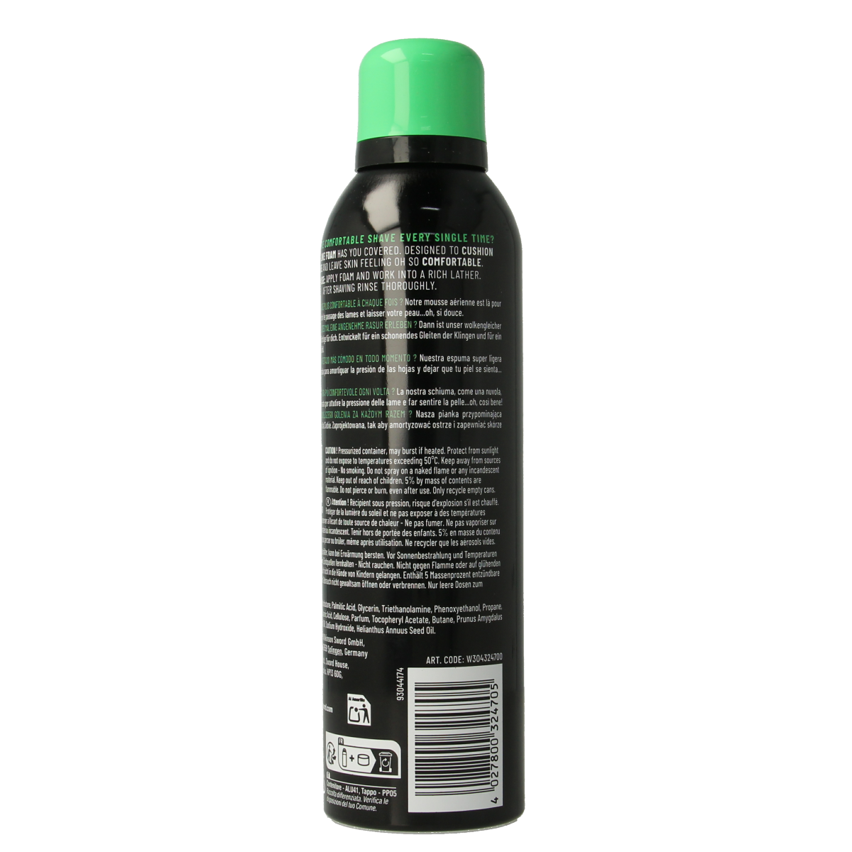 Wilkinson Shave foam sensitive 200.00 Milliliter