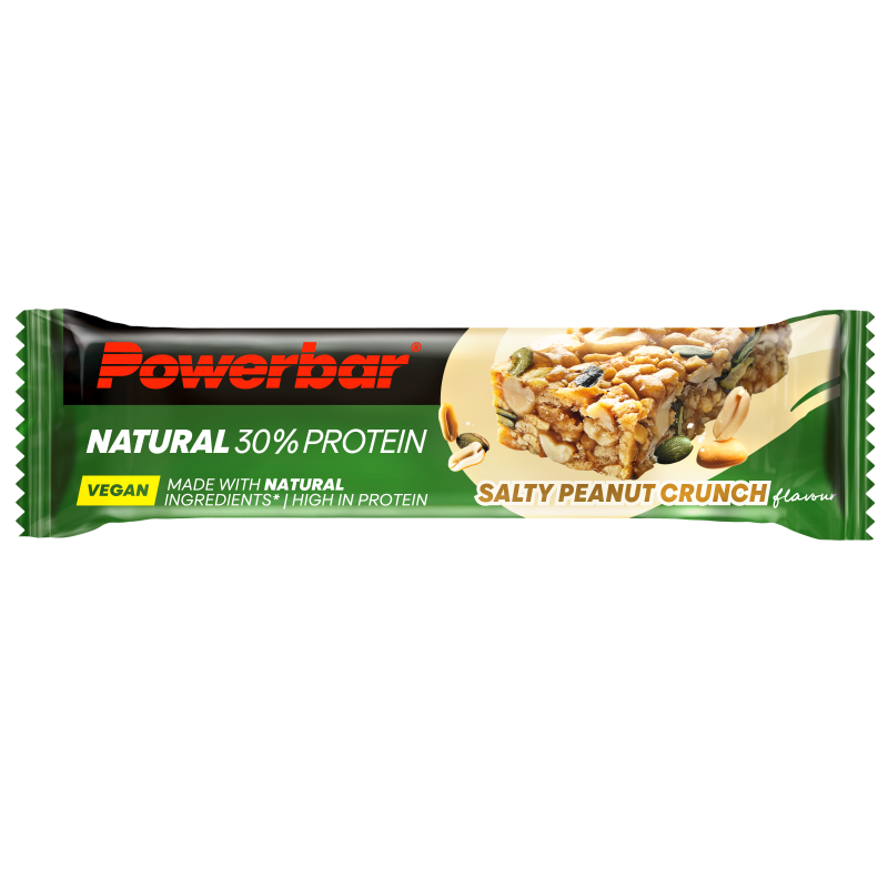 Powerbar Natural 30% protein bar salty peanut crunch 40.00 Gram