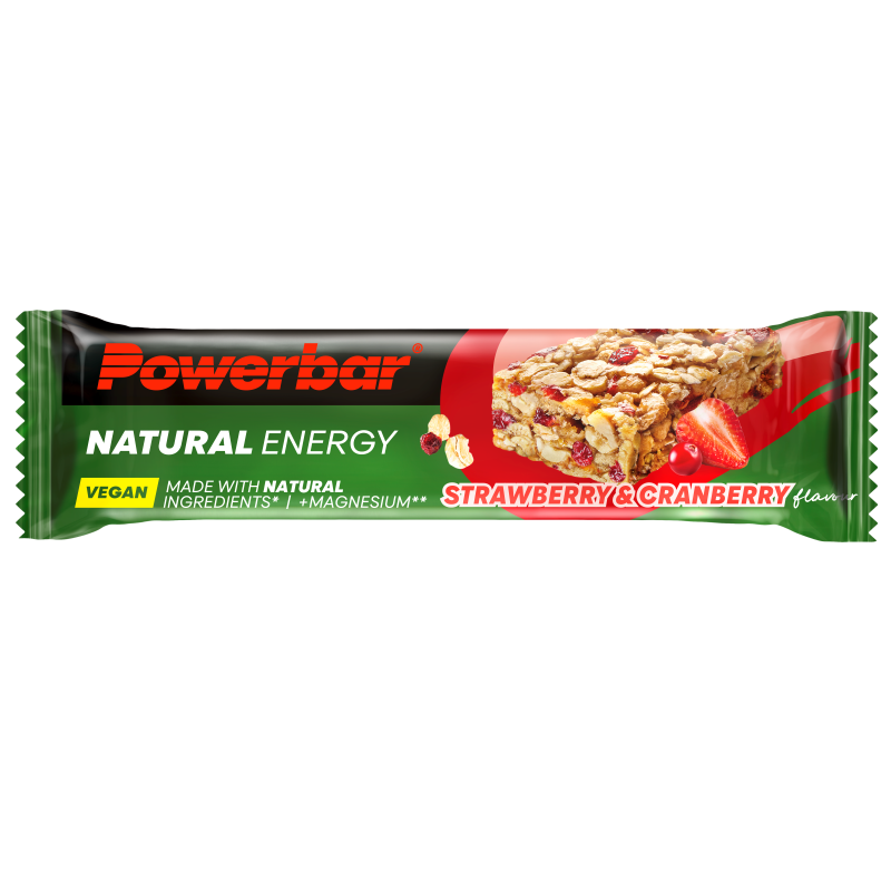 Powerbar Natural energy bar strawberry cranberry 40.00 Gram