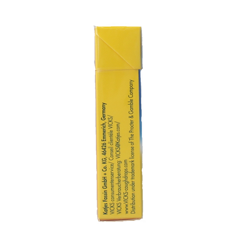 Vicks Citroen menthol suikervrij 40 Gram