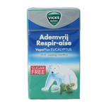 Vicks Ademvrij eucalyptus suikervrij 40.00 Gram