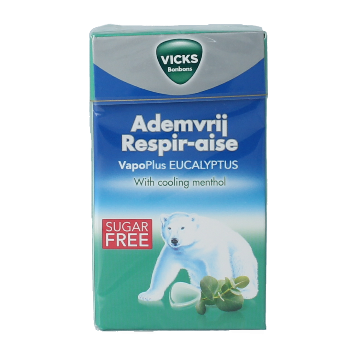 Vicks Ademvrij eucalyptus suikervrij 40.00 Gram