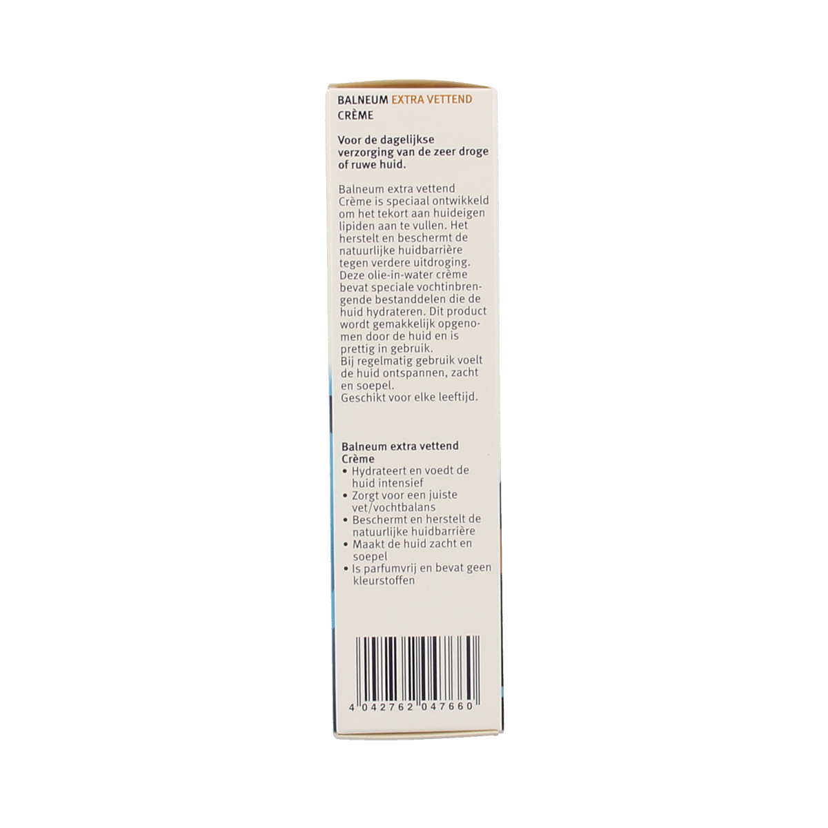 Balneum Creme extra vettend 75.00 Milliliter
