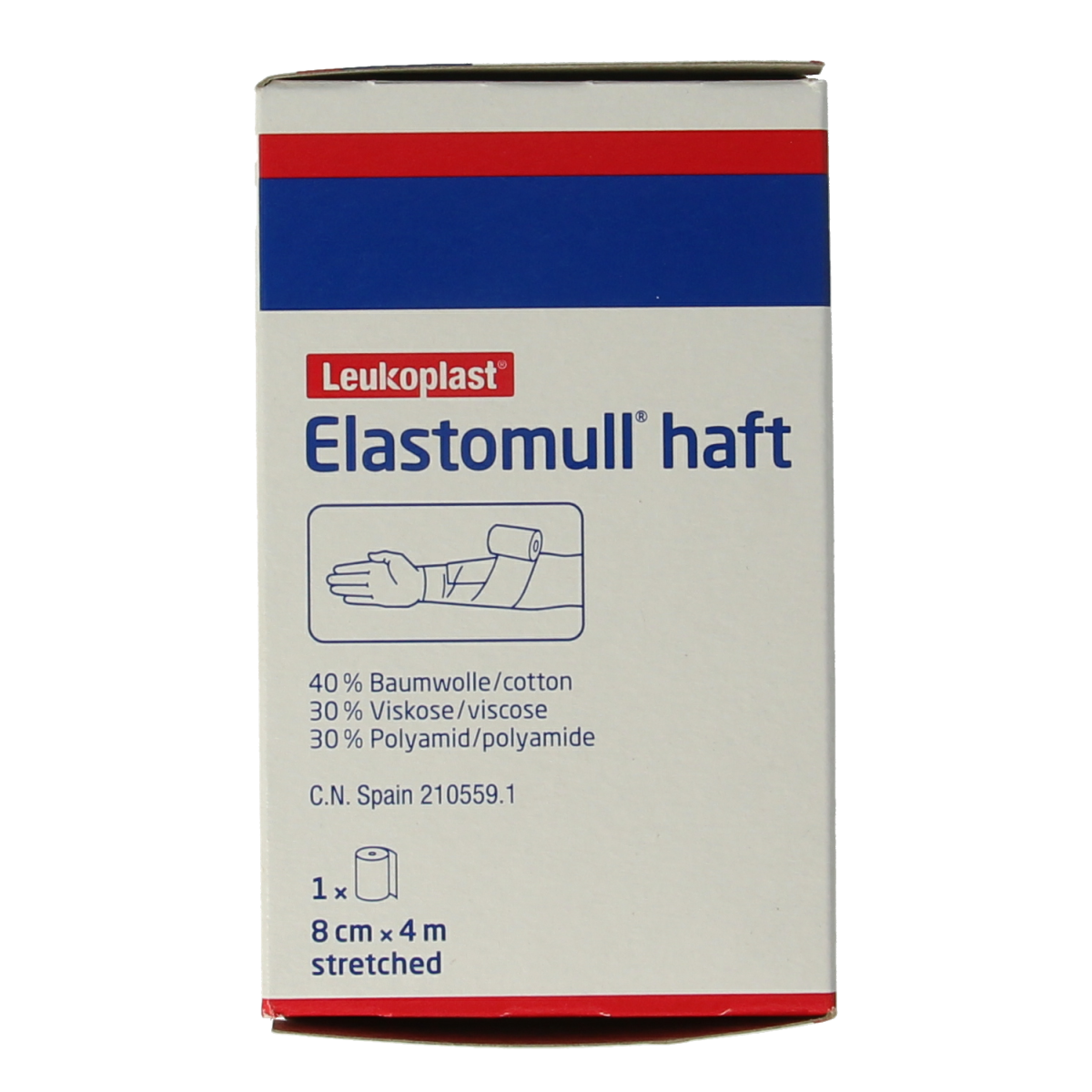 Elastomull Fixatiewindsel haft  4m x 8cm 45472 1.00 Stuks
