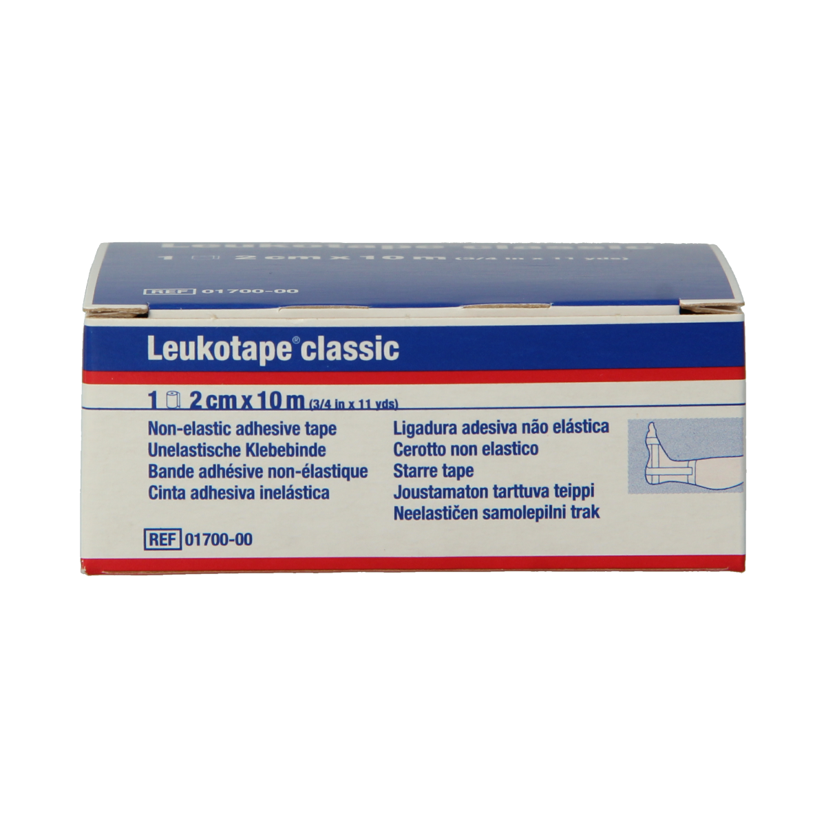 Leukotape Classic 10m x 2.00cm 1.00 Stuks