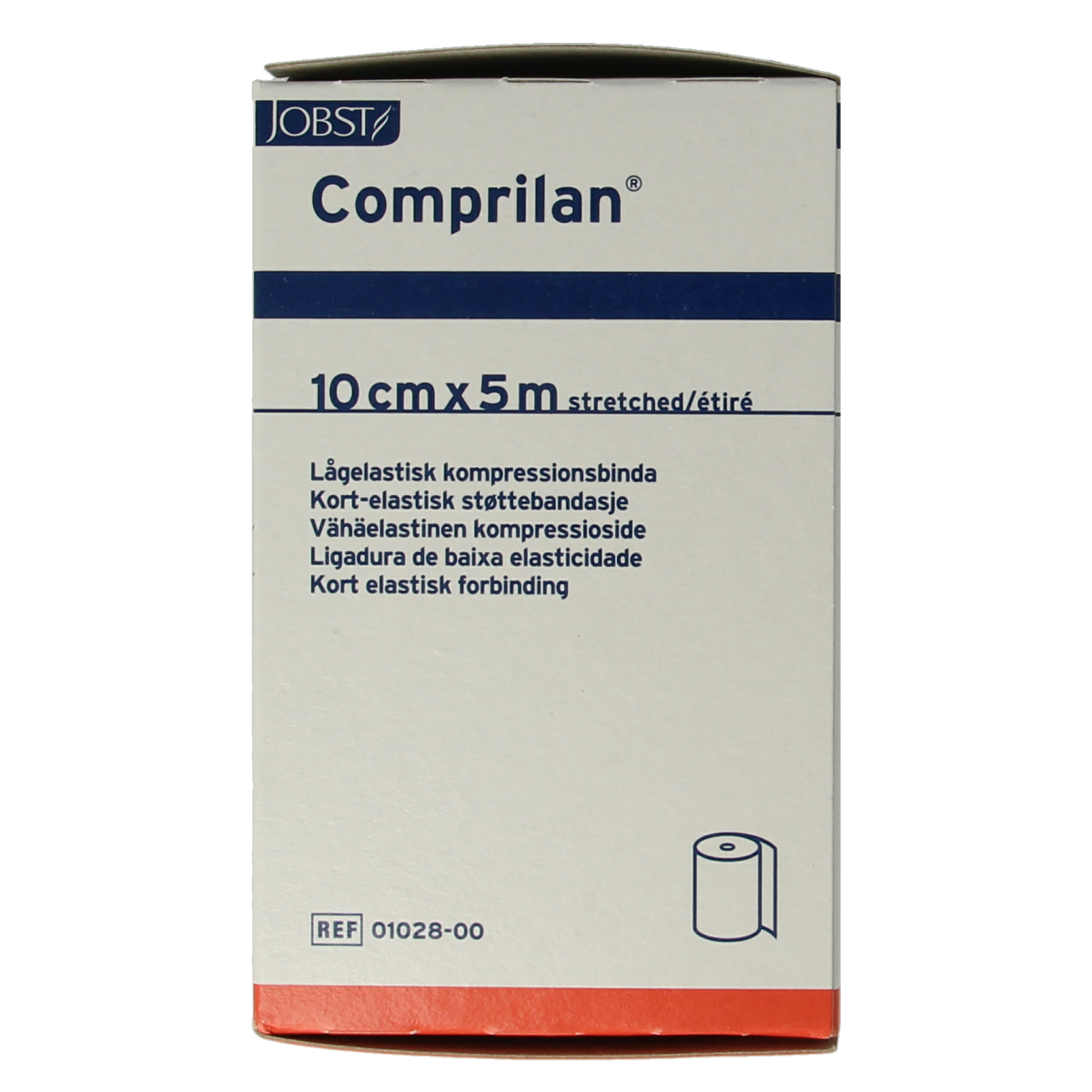 Comprilan Korte rek zwachtel 5m x 10cm 1.00 Stuks