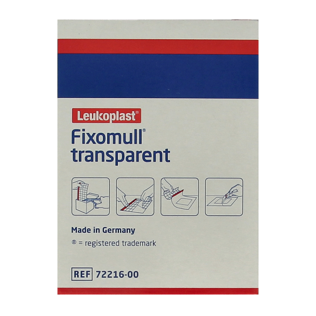 Fixomull Transparent 10m x 5cm 7221600  1.00 Stuks