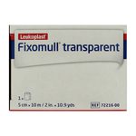 Fixomull Transparent 10m x 5cm 7221600  1.00 Stuks