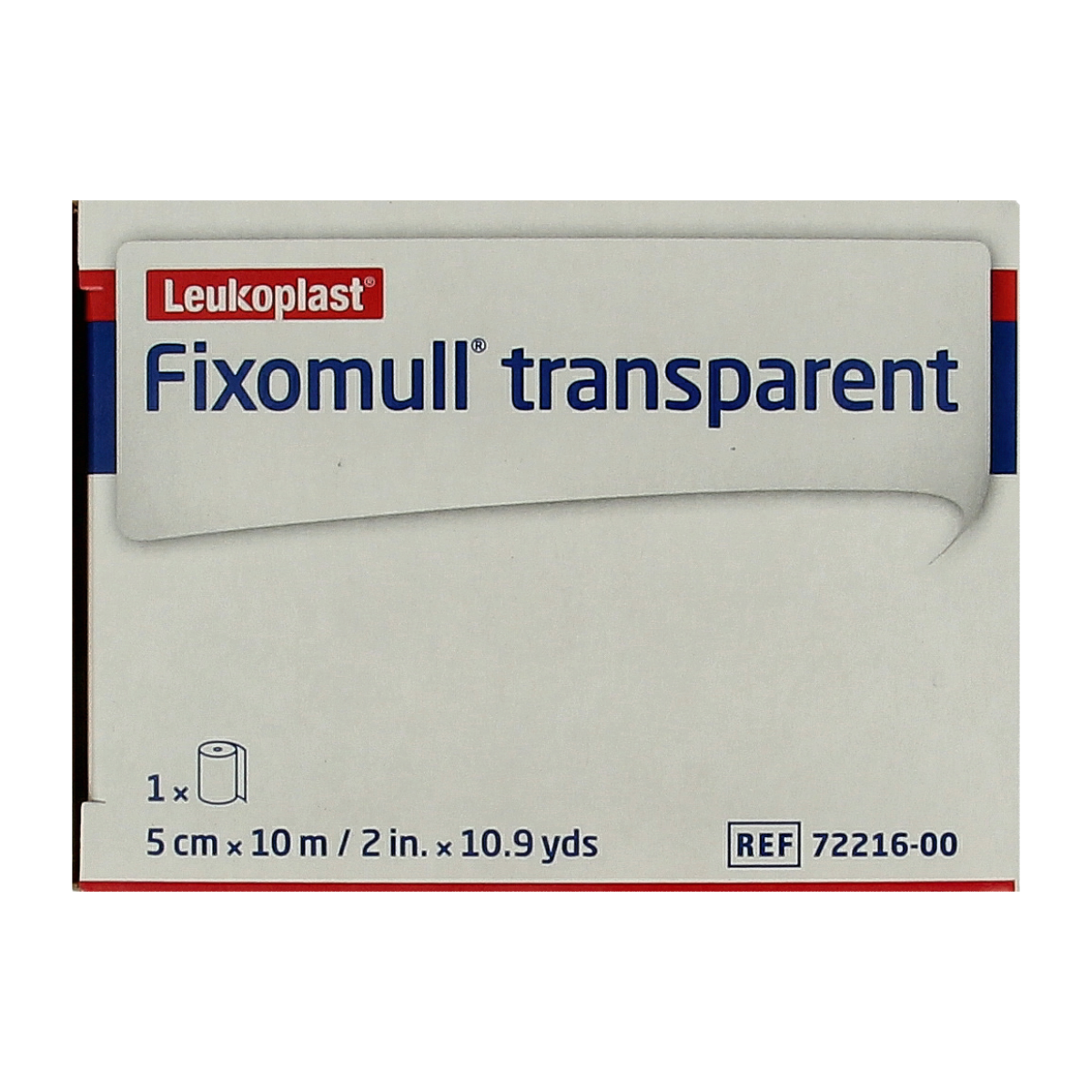 Fixomull Transparent 10m x 5cm 7221600  1.00 Stuks