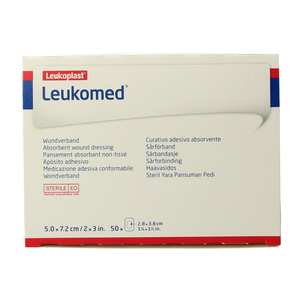 Leukomed Wondverband 7.2 x 5cm steriel 50.00 Stuks