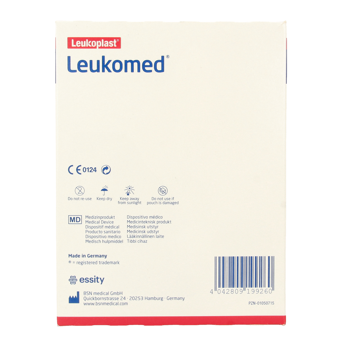 Leukomed Wondverband 8.0 x 10cm steriel 50.00 Stuks