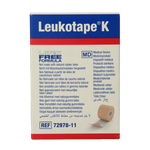 Leukotape K elastische tape 5m x 5cm huidkleur  1 Stuks