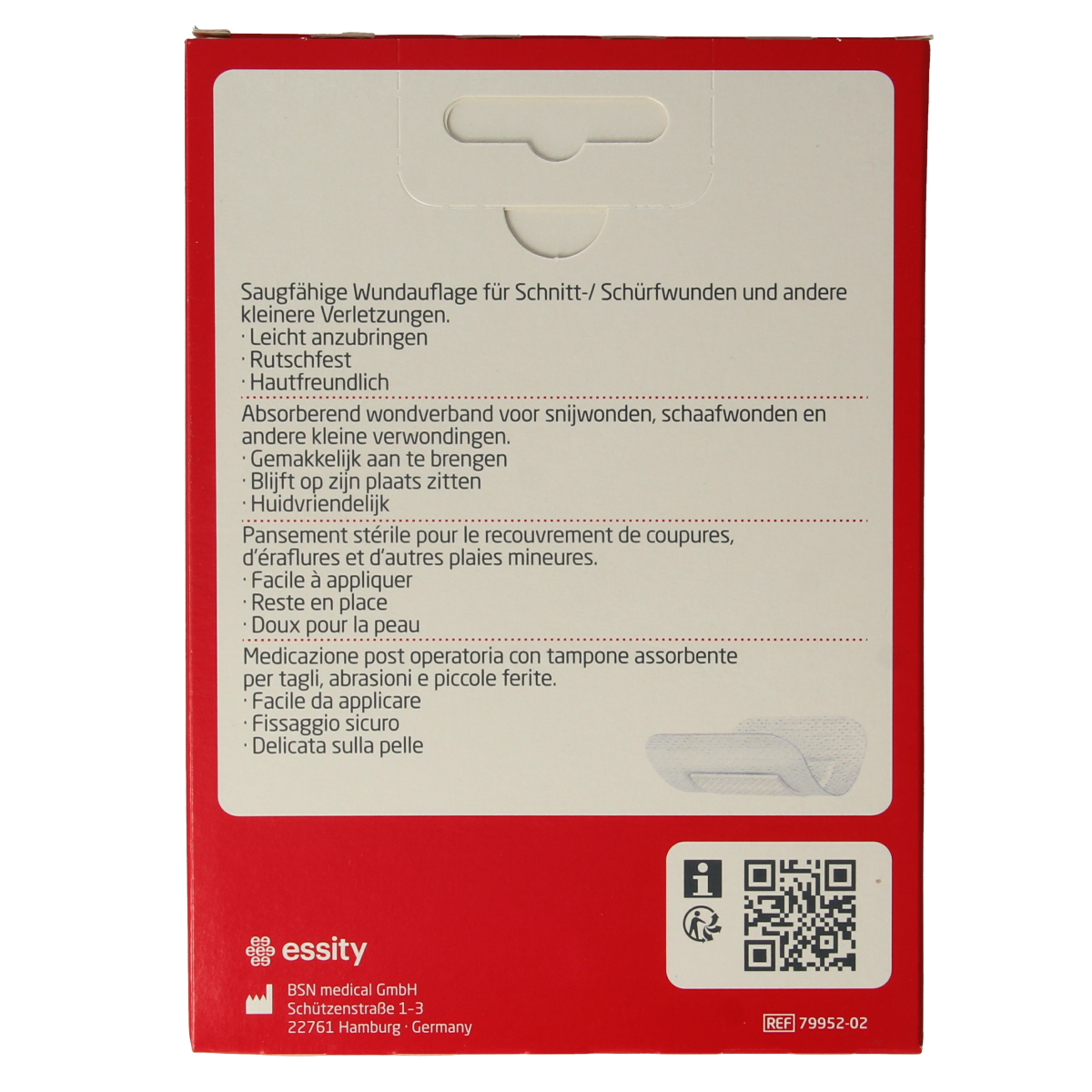 Leukomed Wondverband 8.0 x 10cm steriel 5.00 Stuks