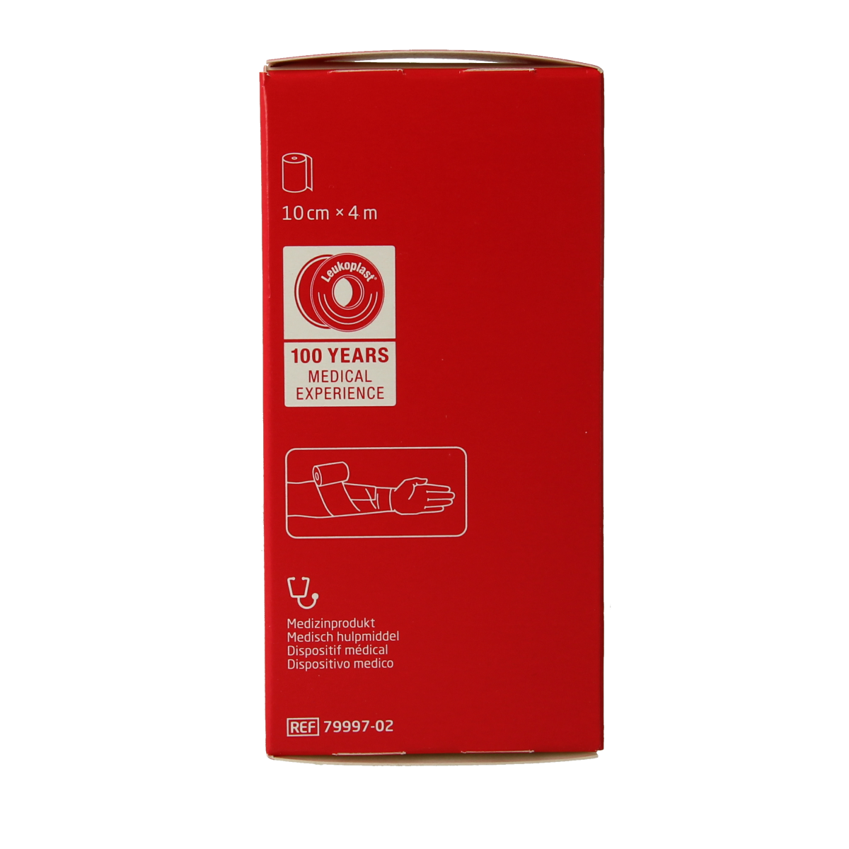 Elastomull Fixatiewindsel haft 10cm x 4m 1.00 Stuks