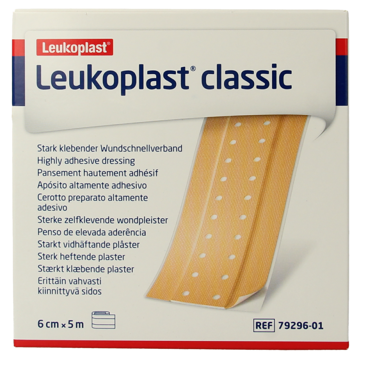 Leukoplast Classic 5m x 6cm 1.00 Stuks