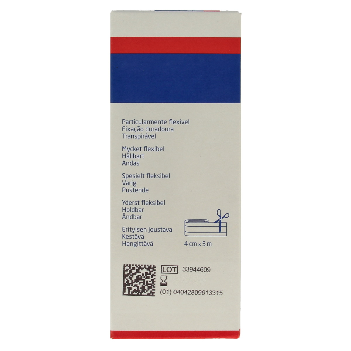 Leukoplast Elastic wondsnelverband 5m x 4cm 1.00 Stuks