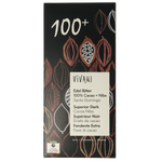 Vivani Chocolade puur 100% + cacao nibs bio 80.00 Gram