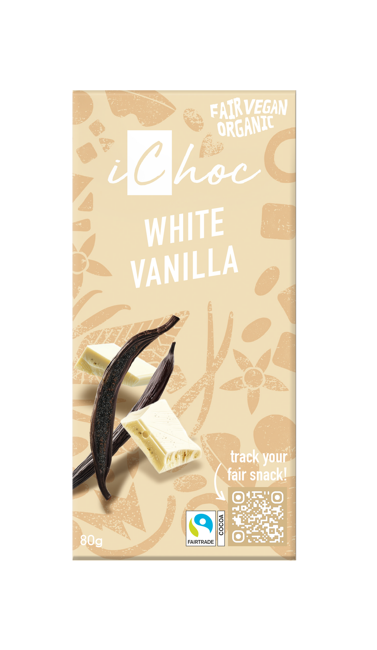 Ichoc White vanilla vegan bio 80.00 Gram