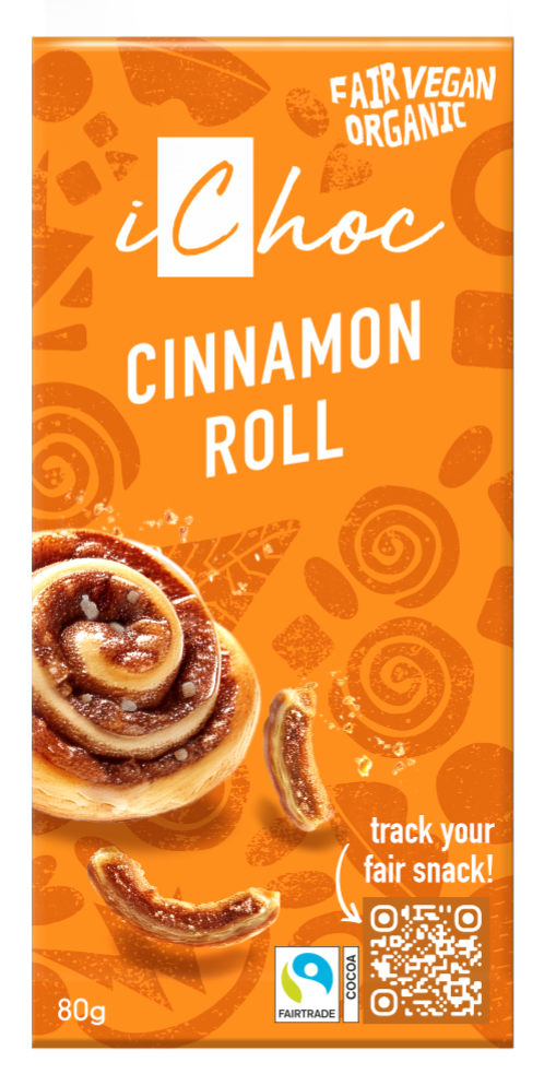 Ichoc Cinnamon roll vegan bio 80.00 Gram
