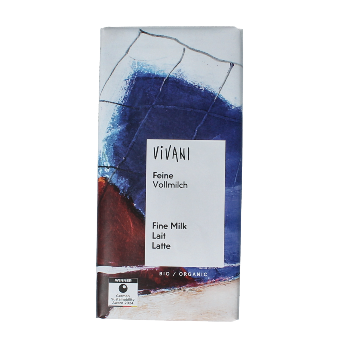 Vivani Chocolade melk bio 80.00 Gram