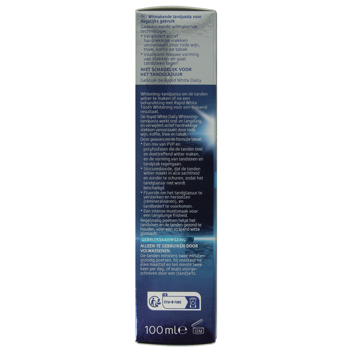 Rapid White Daily toothpaste 100.00 Milliliter