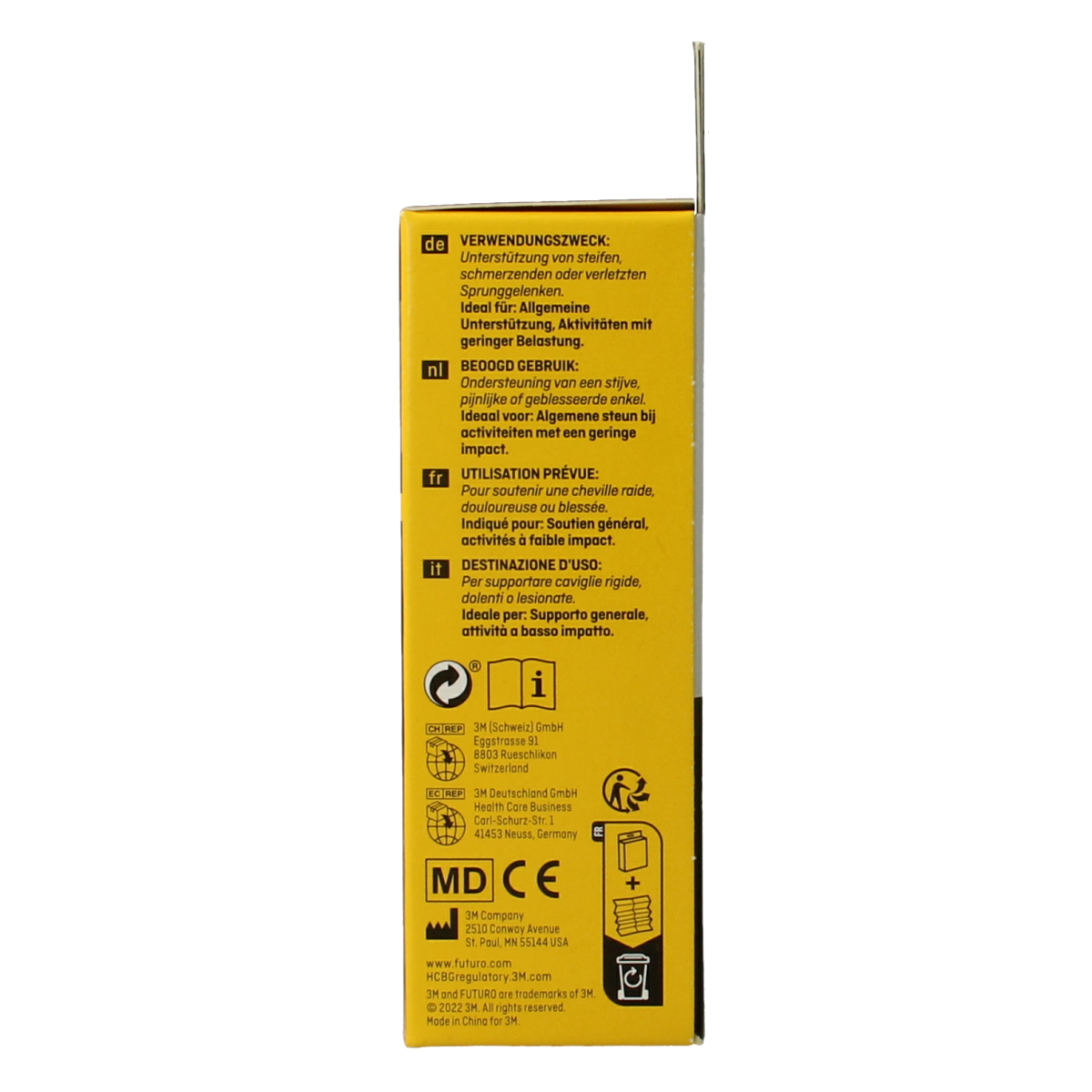 Futuro Comfort lift enkelsteun maat M 1.00 Stuks
