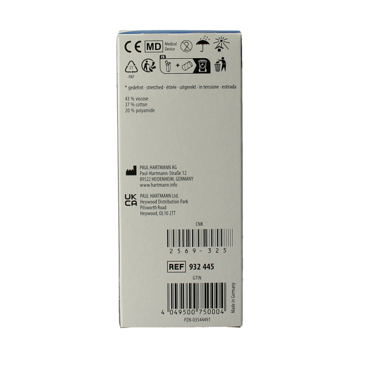 Hartmann Peha-haft windsel 4m x 12cm 1.00 Stuks
