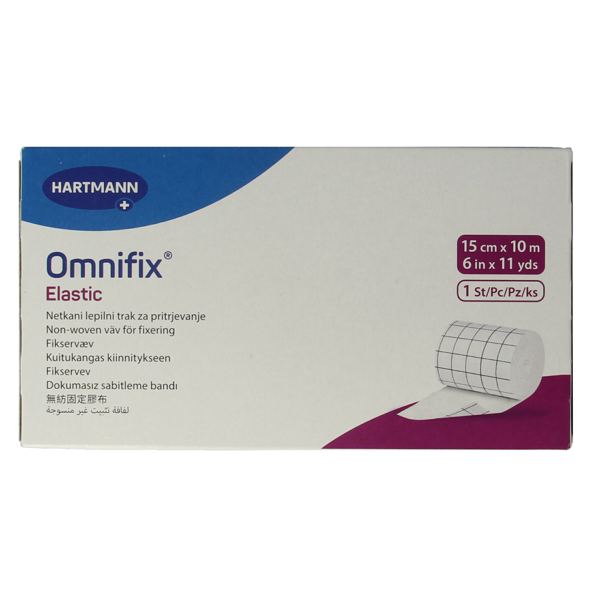 Hartmann Omnifix fixatiepleister 10m x 15 elastisch 1.00 Stuks