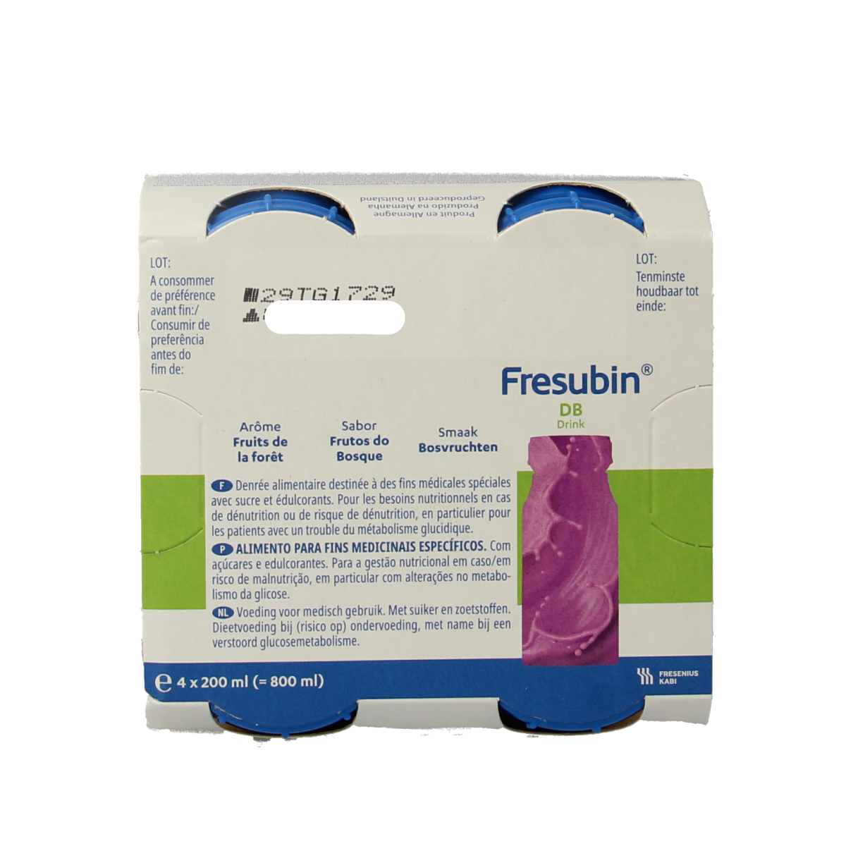 Fresubin DB drink bosvruchten  200ml 4.00 Stuks