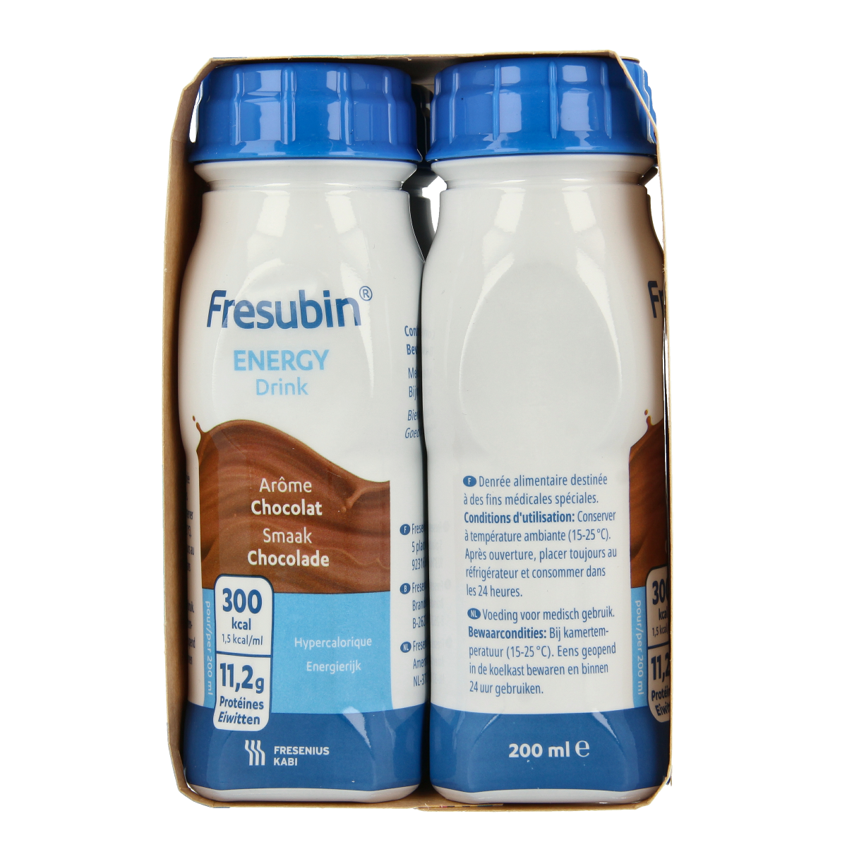 Fresubin Energy drink chocolade 200ml 4.00 Stuks