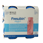 Fresubin Energy drink aardbei 200ml 4 Stuks