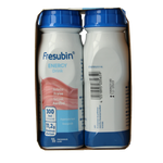 Fresubin Energy drink aardbei 200ml 4 Stuks