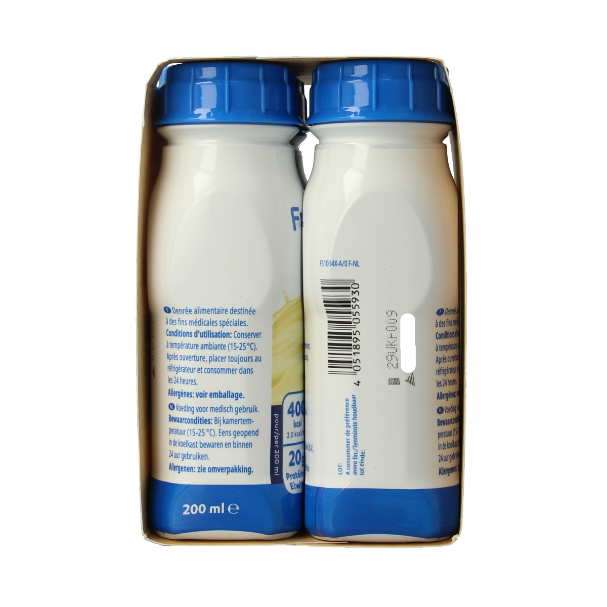 Fresubin 2Kcal drink vanille 200ml 4.00 Stuks