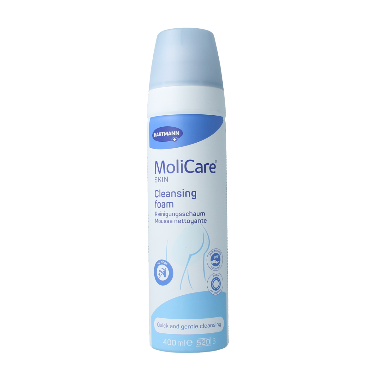 Molicare Skin reinigingsschuim 400.00 Milliliter