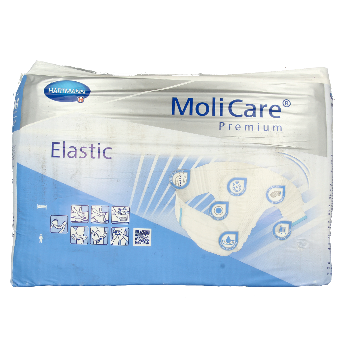 Molicare Premium elastic plus M 6 druppels 30.00 Stuks