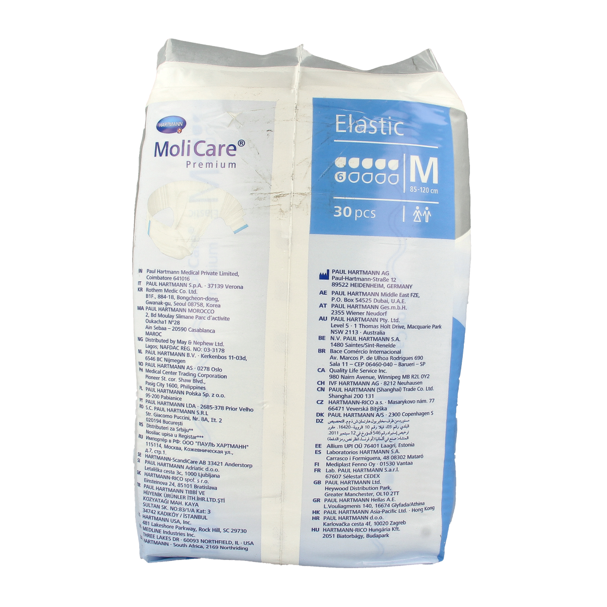 Molicare Premium elastic plus M 6 druppels 30.00 Stuks