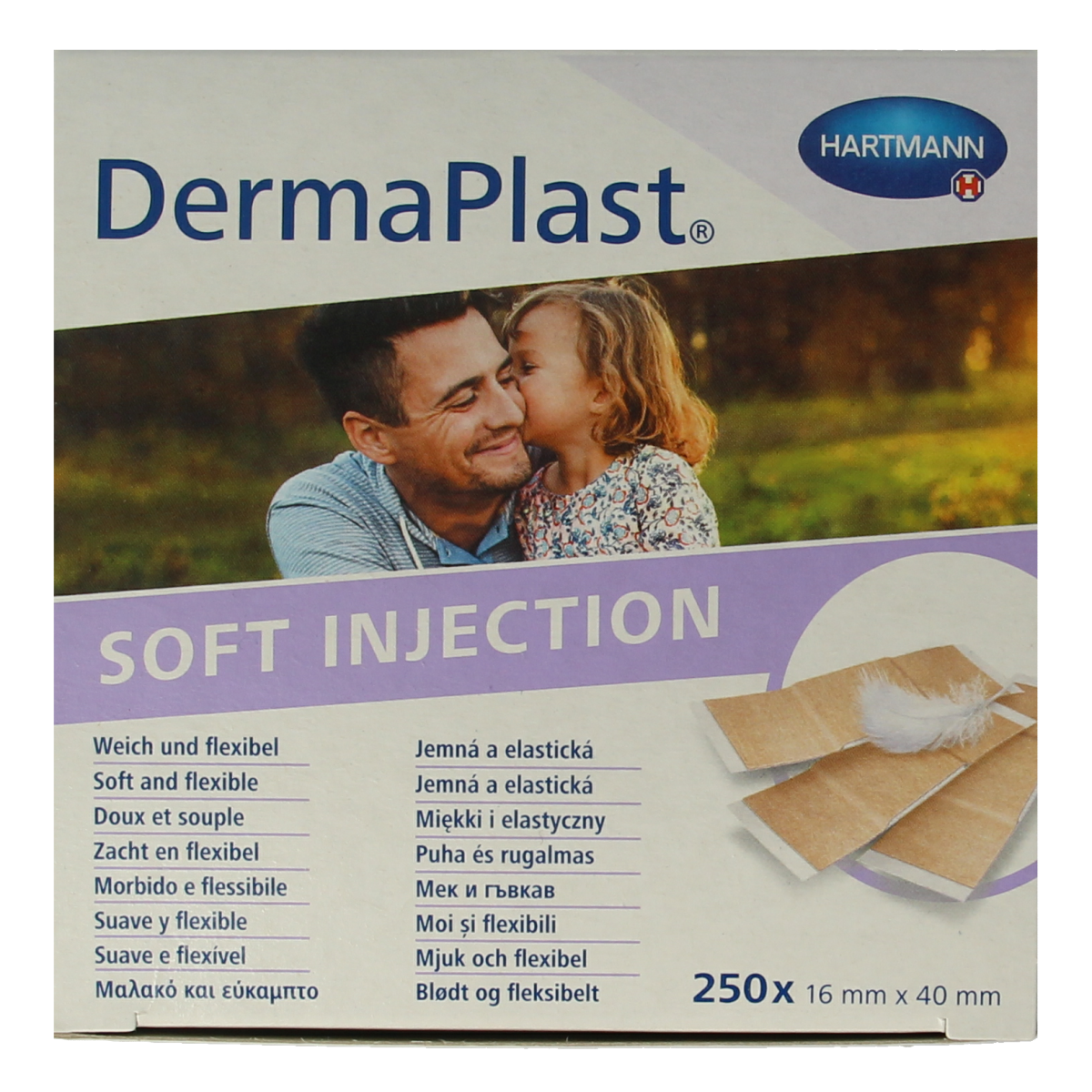 Dermaplast Injectiepleisters sensitive 16mm x 40mm 250.00 Stuks