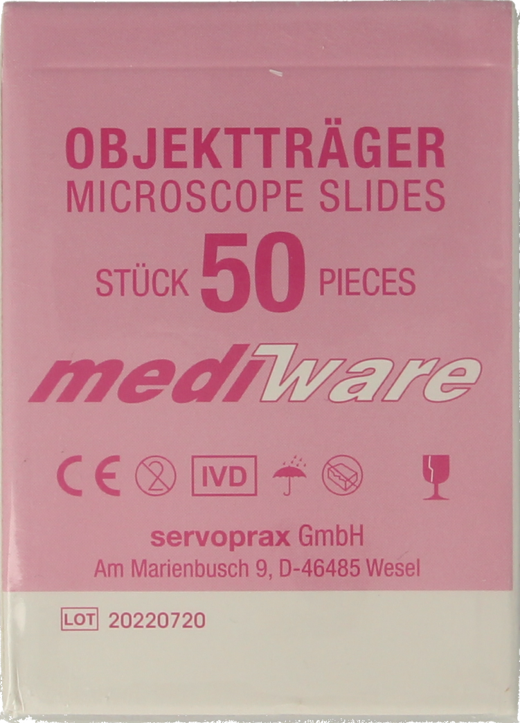 Mainit Objectglaasje 76x26 helder 50.00 Stuks
