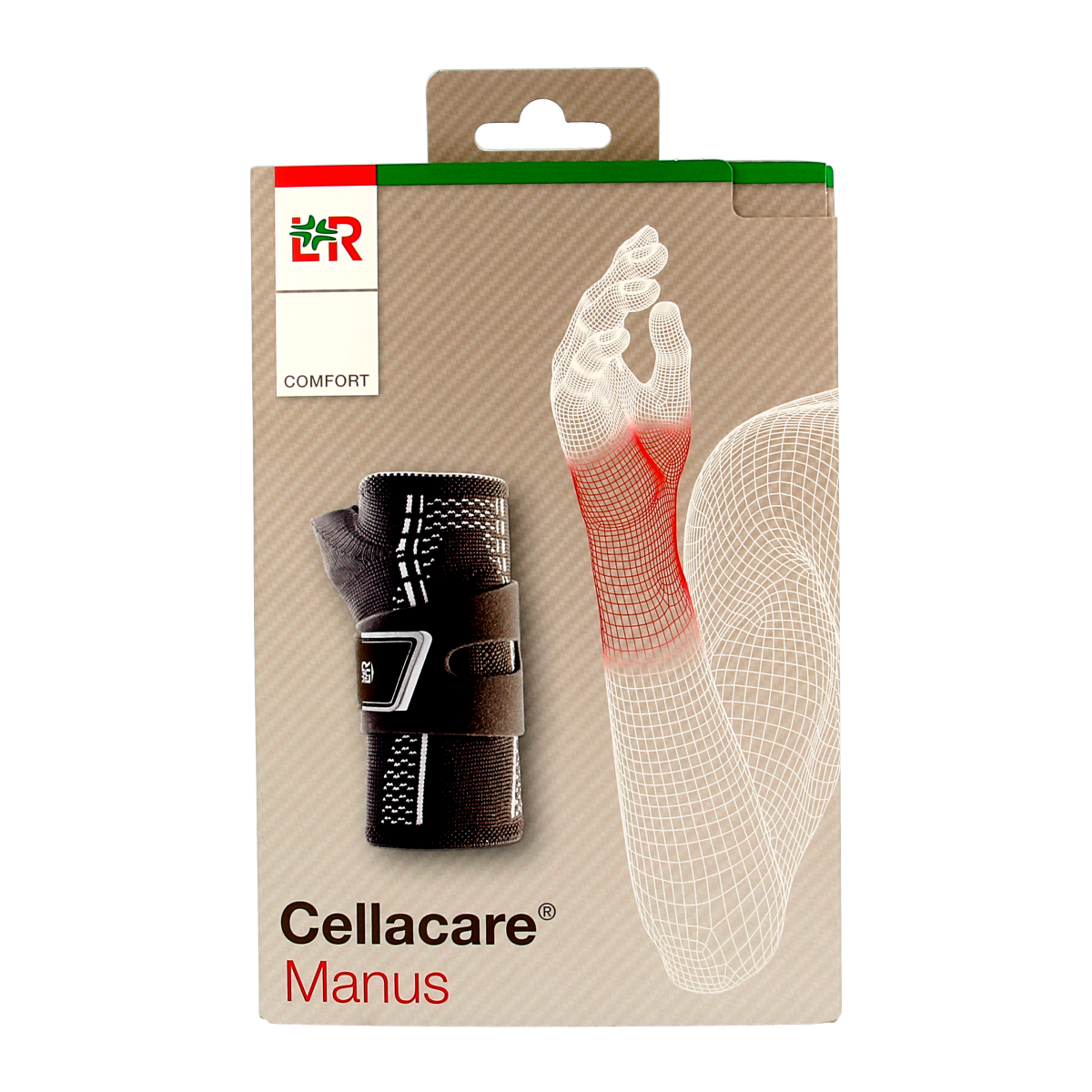 Cellacare Manus comfort polsbandage rechts maat 3  1.00 Stuks