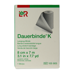 Dauerbinde K elastische zwachtel 7m x 8cm 1.00 Stuks