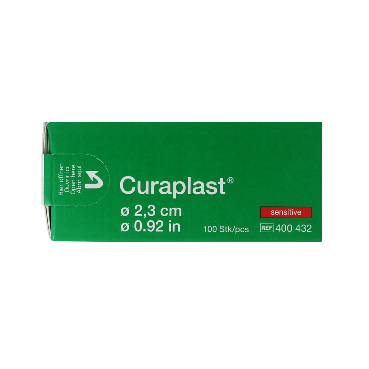 Curaplast Sensitive wondpleister rond 2.3cm 100.00 Stuks