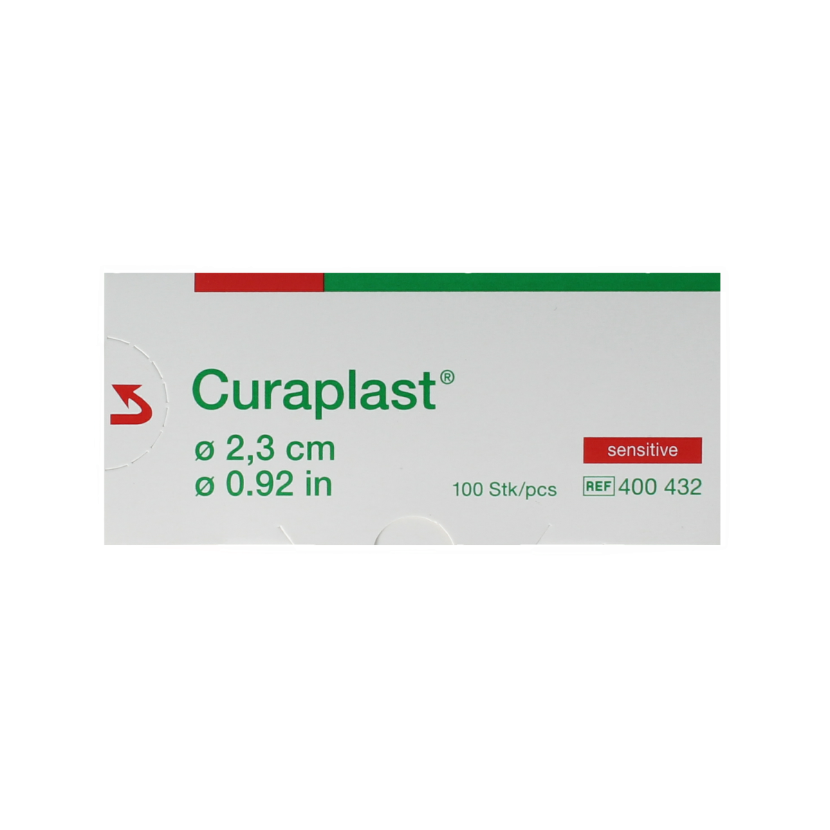 Curaplast Sensitive wondpleister rond 2.3cm 100.00 Stuks