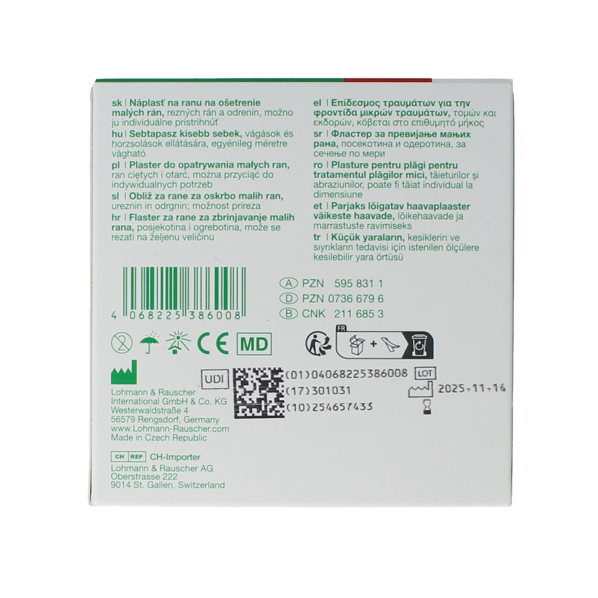 Curaplast Sensitive wondpleister 5m x 4cm  1.00 Rol