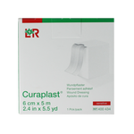 Curaplast Sensitive wondpleister 6cm x 5m 1 Rol