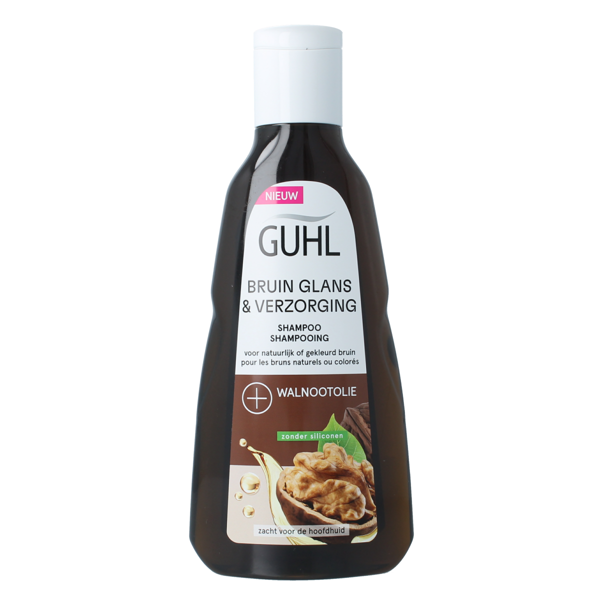 Guhl Bruin glans & verzorging shampoo 250.00 Milliliter